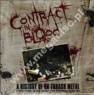 VARIOUS ARTISTS - CONTRACT IN BLOOD - History Of UK Thrash Metal (5CD BOX) - UK Cherry Red Edition