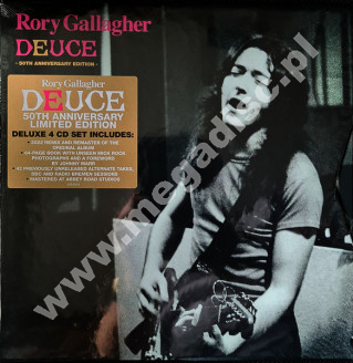 RORY GALLAGHER - Deuce (50th Anniversary Limited Edition) (4CD BOX) - EU Remastered Edition