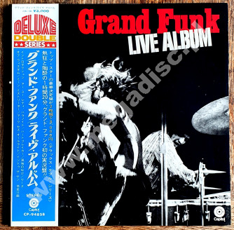 GRAND FUNK - Live Album (2LP) - JAPAN Capitol ('green') 1970 1st Press (+OBI + POSTER) - NEAR MINT VINTAGE VINYL