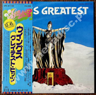 WINGS - Wings Greatest - JAPAN Capitol 1978 1st Press (+ OBI + POSTER) - NEAR MINT VINTAGE VINYL