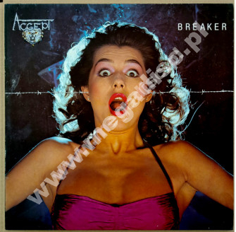 ACCEPT - Breaker - GERMAN Brain ('black') 1981 1st Press - NEAR MINT VINTAGE VINYL