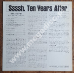 TEN YEARS AFTER - Ssssh - JAPAN Chrysalis ('green') 1973 Press (+OBI) - NEAR MINT VINTAGE VINYL
