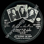 PAUL McCARTNEY & WINGS - Band On The Run - JAPAN Apple 1973 1st Press (+OBI + poster) - NEAR MINT VINTAGE VINYL