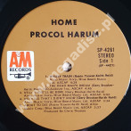 PROCOL HARUM - Home - US A&M 1970 1st Press - NEAR MINT VINTAGE VINYL